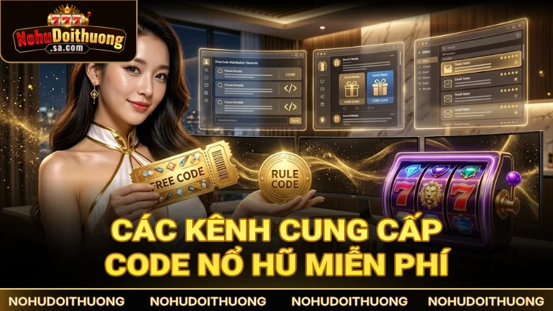 Các kênh cung cấp code nổ hũ miễn phí phổ biến hiện nay