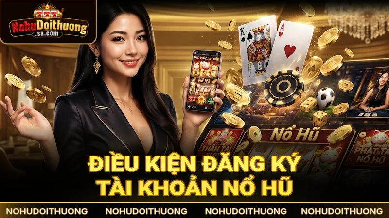 Điều kiện cần thiết để đăng ký tài khoản nổ hũ của bạn thành công