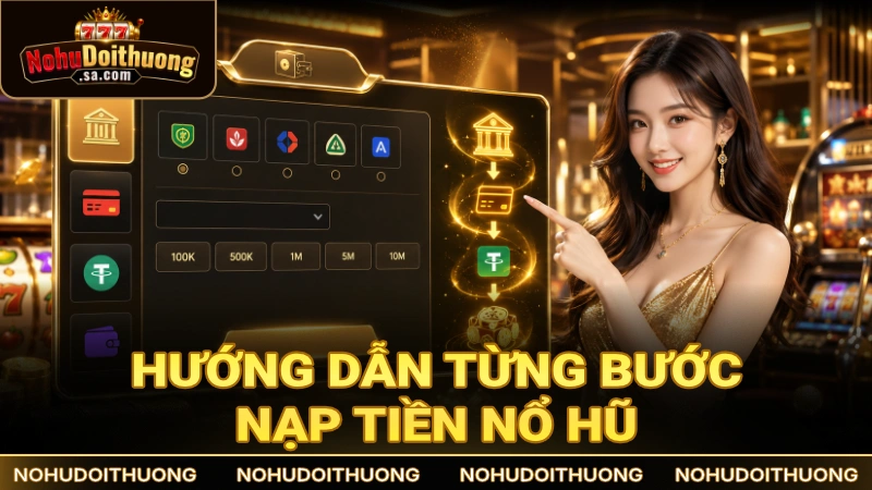 Hướng dẫn từng bước nạp tiền vào tài khoản game nổ hũ đổi thưởng