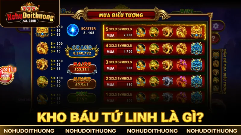 Giới thiệu trò chơi nổ hũ đổi thưởng Kho Báu Tứ Linh