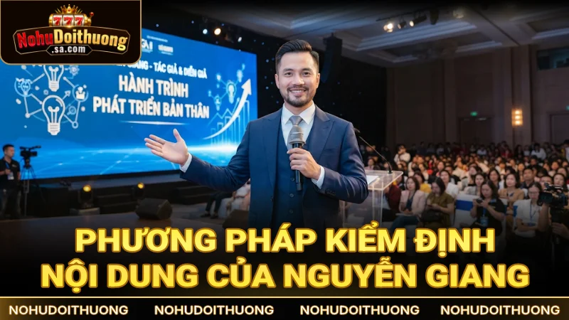Phương pháp kiểm định nội dung của tác giả trước khi xuất bản lên trang